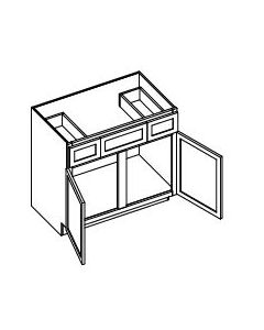 Shaker Designer White 5PC - BW-VSB36